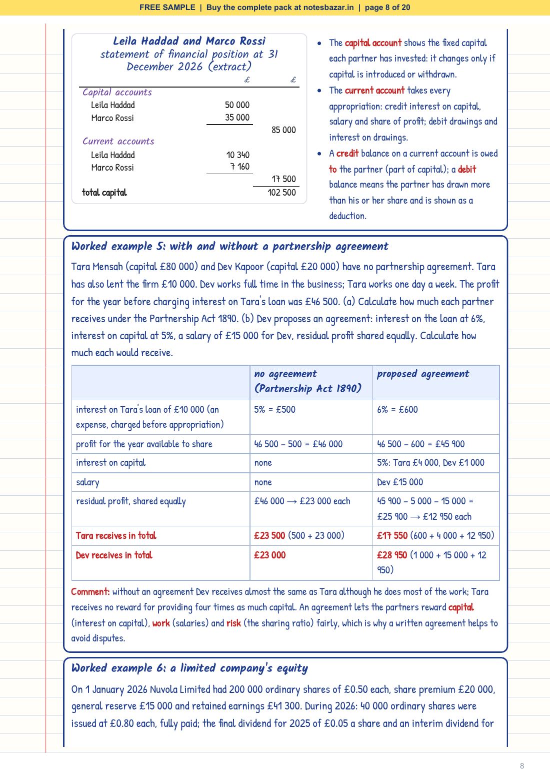 Sample page 8 of 20