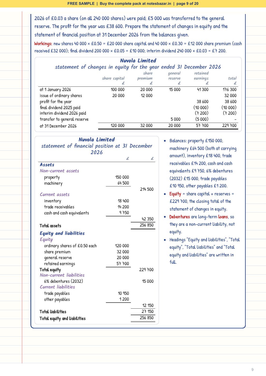 Sample page 9 of 20