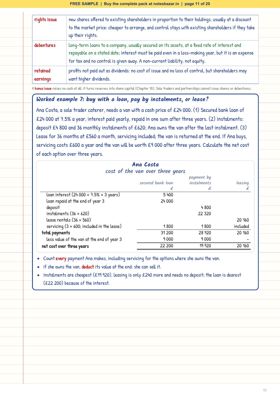 Sample page 11 of 20