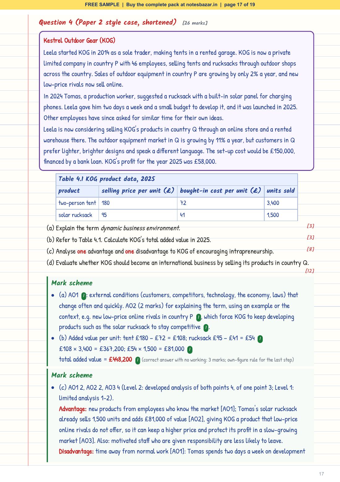 Sample page 17 of 19