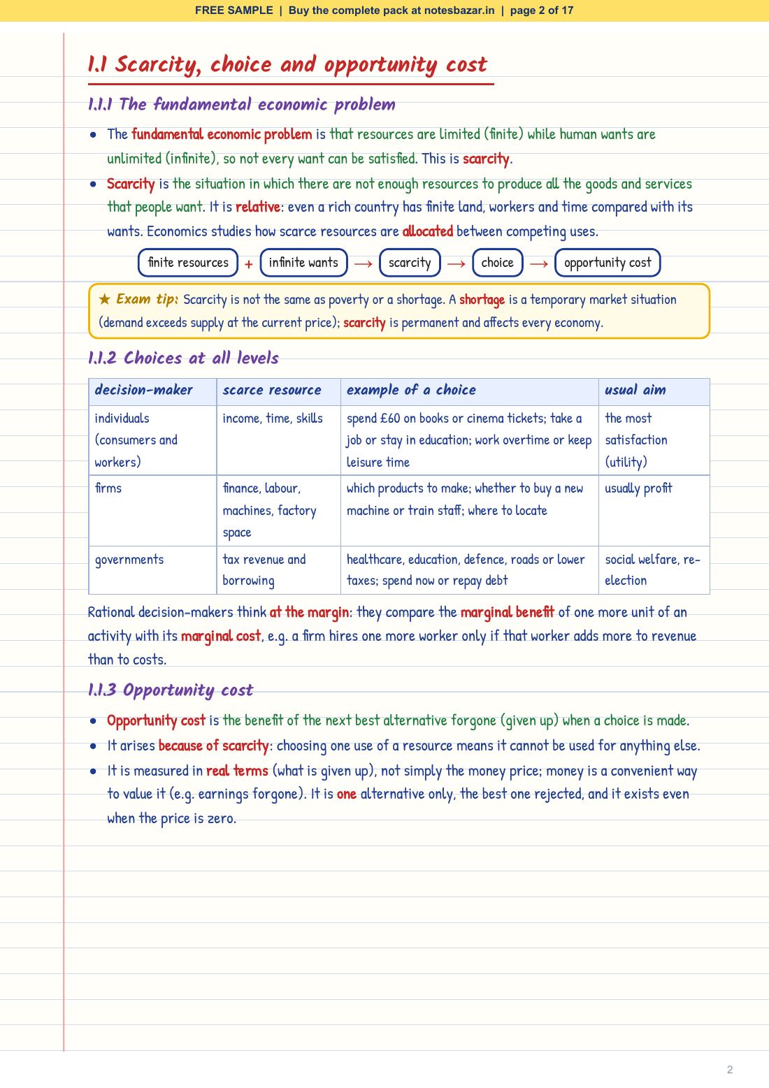 Sample page 2 of 17