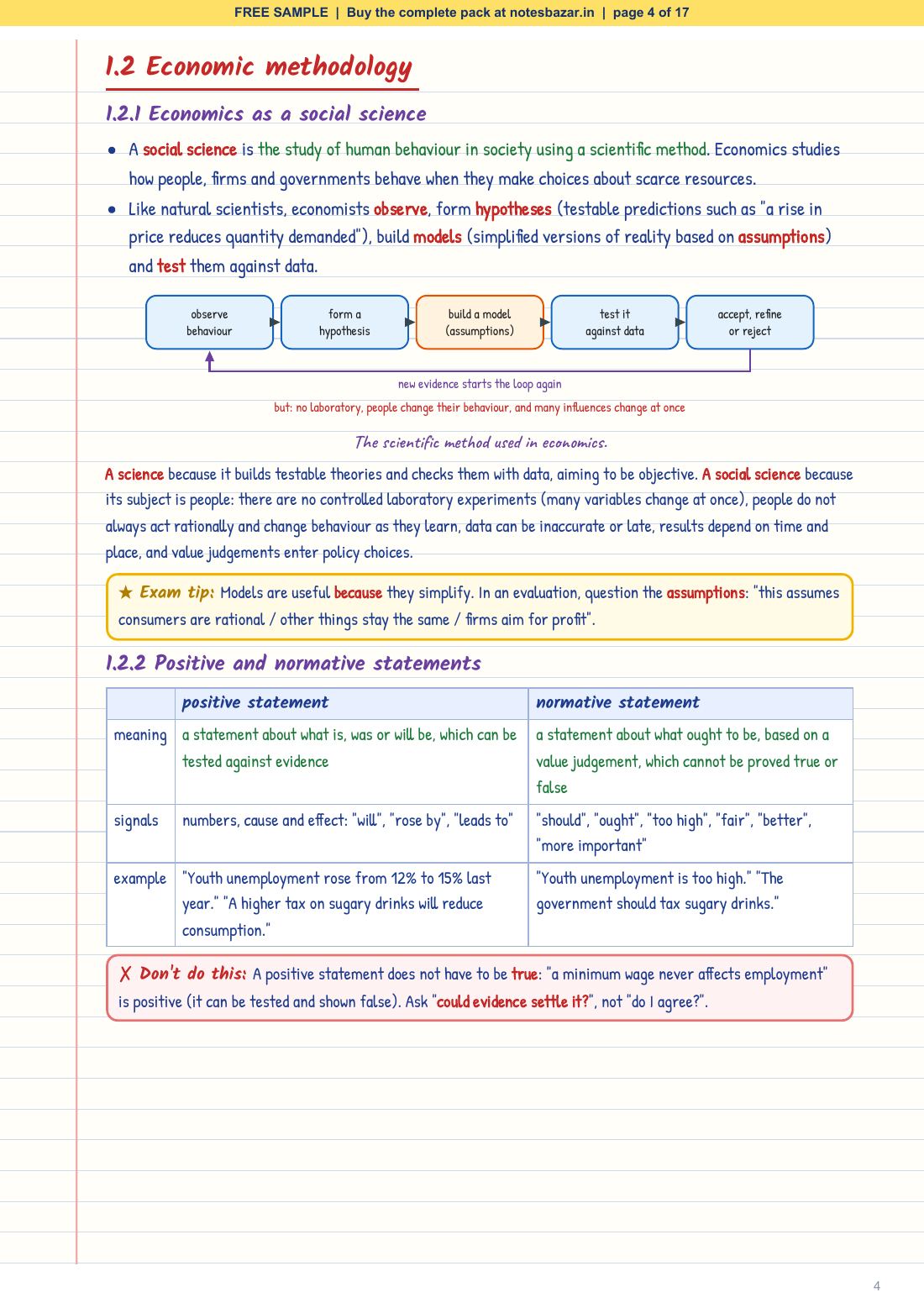 Sample page 4 of 17
