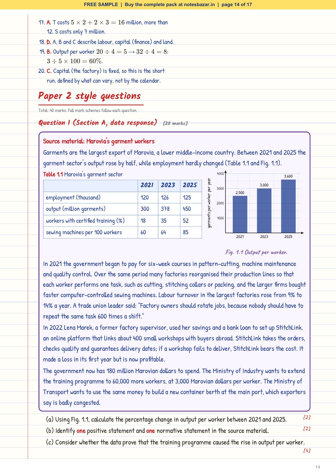 Sample page 14 of 17
