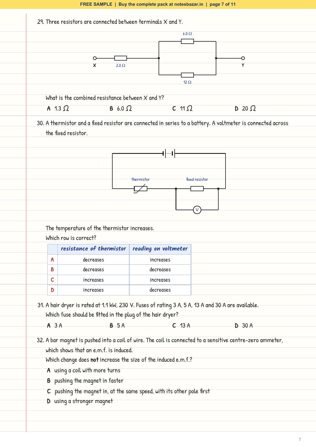 Sample page 7 of 11