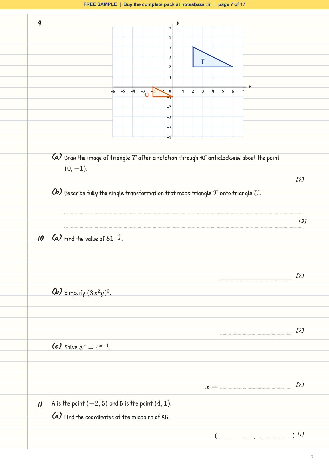 Sample page 7 of 17