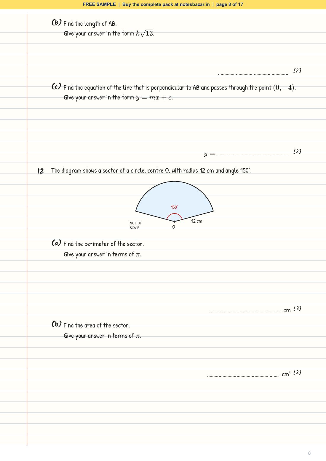 Sample page 8 of 17