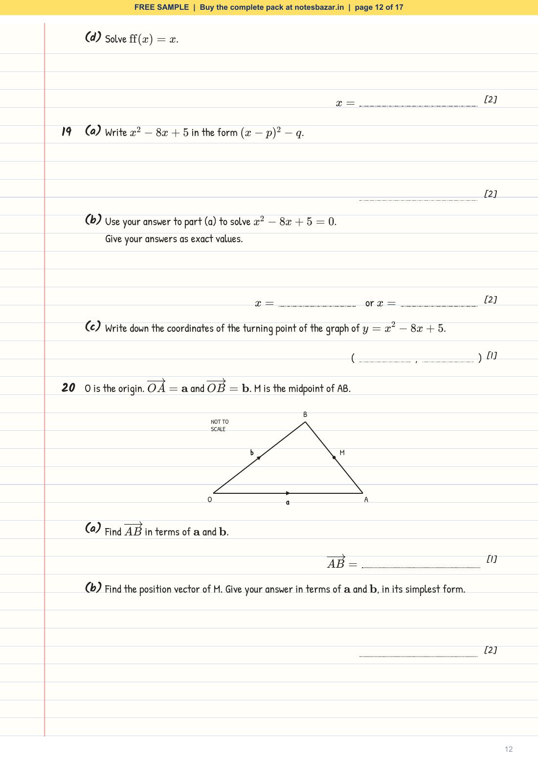Sample page 12 of 17