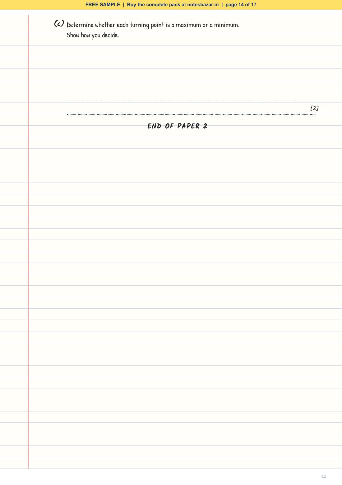 Sample page 14 of 17