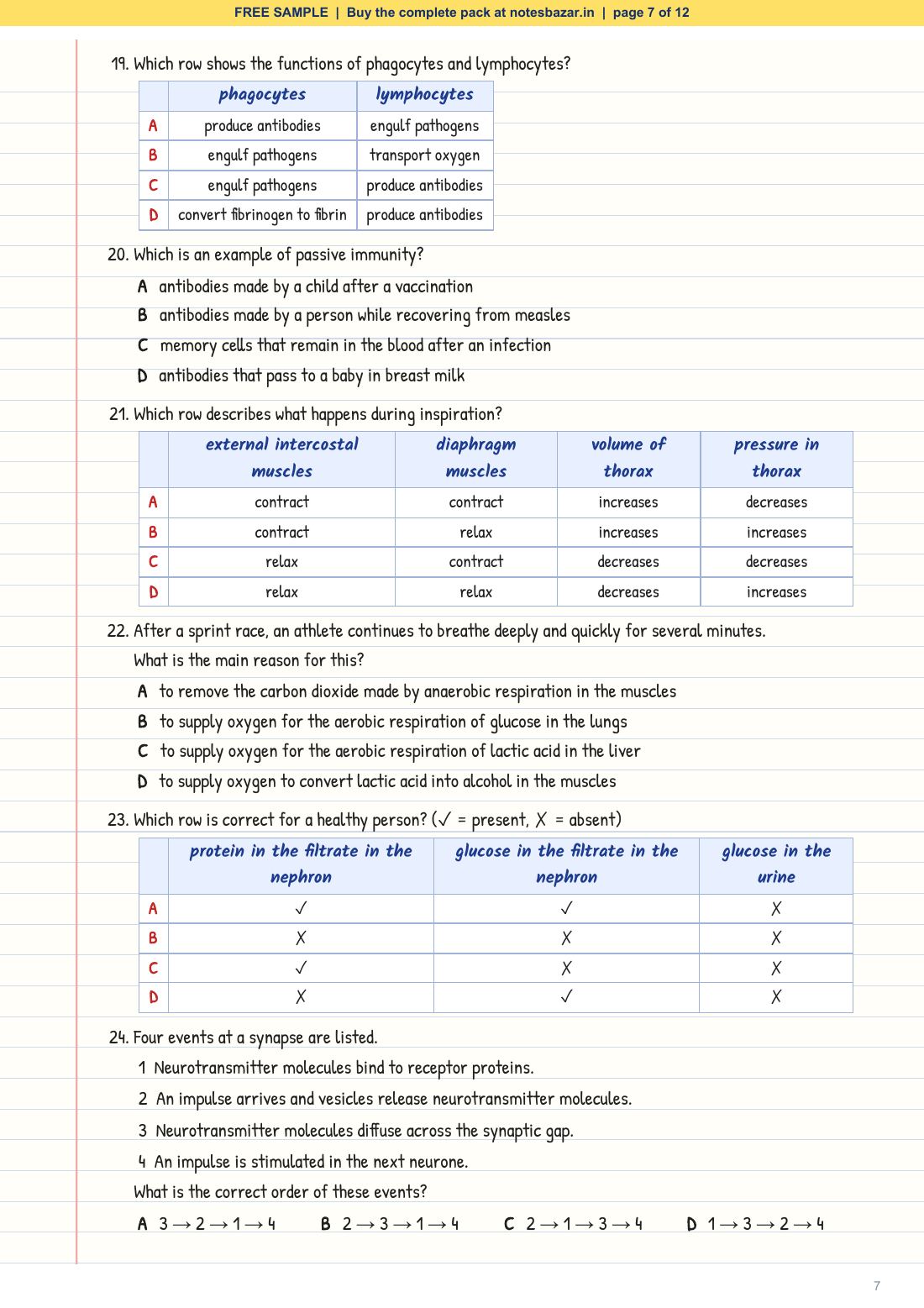 Sample page 7 of 12