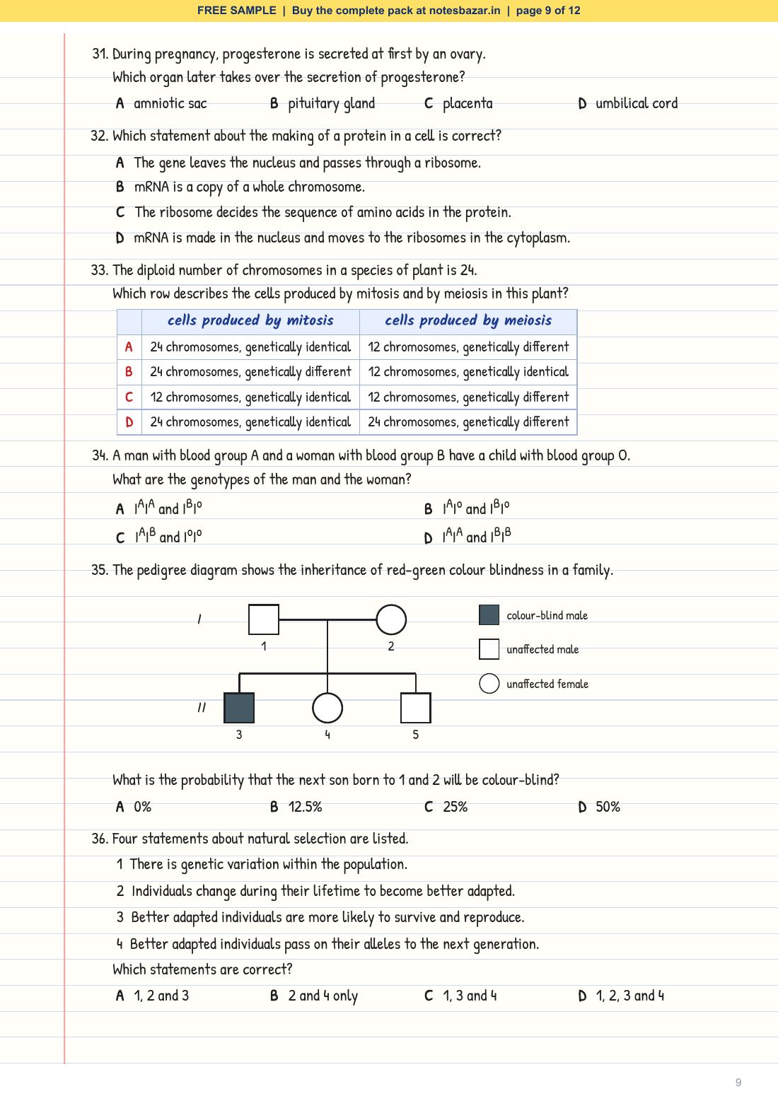 Sample page 9 of 12