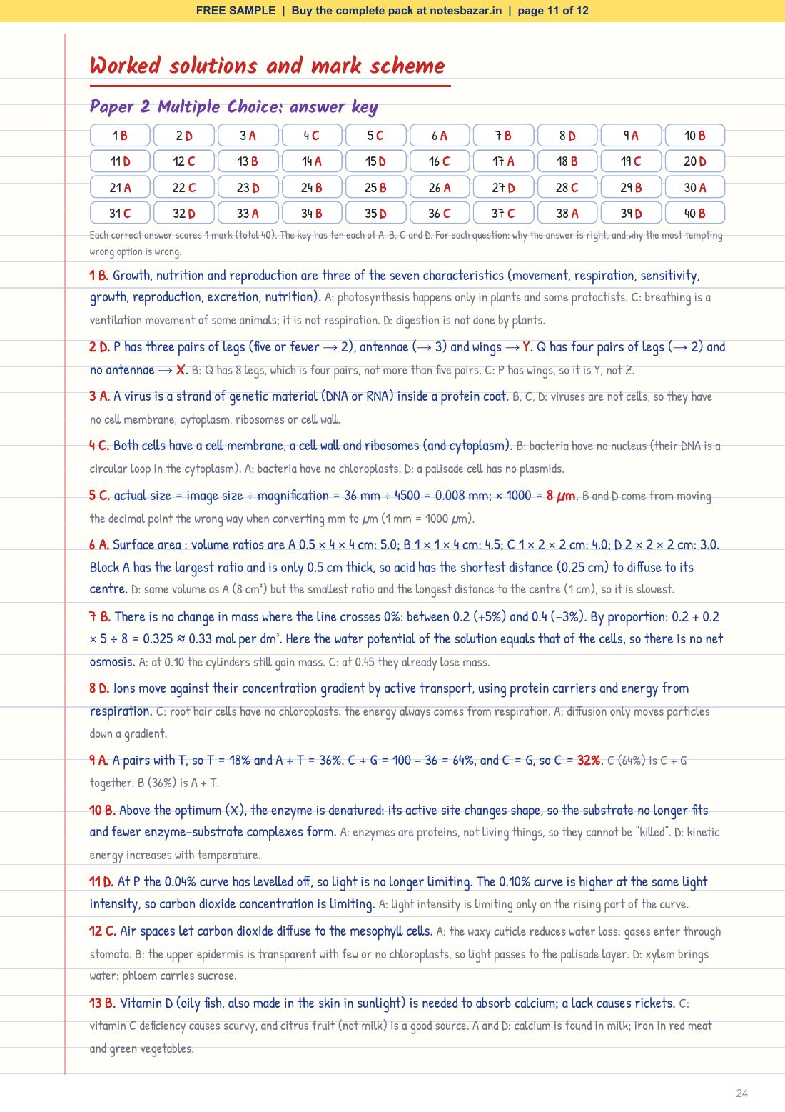 Sample page 11 of 12