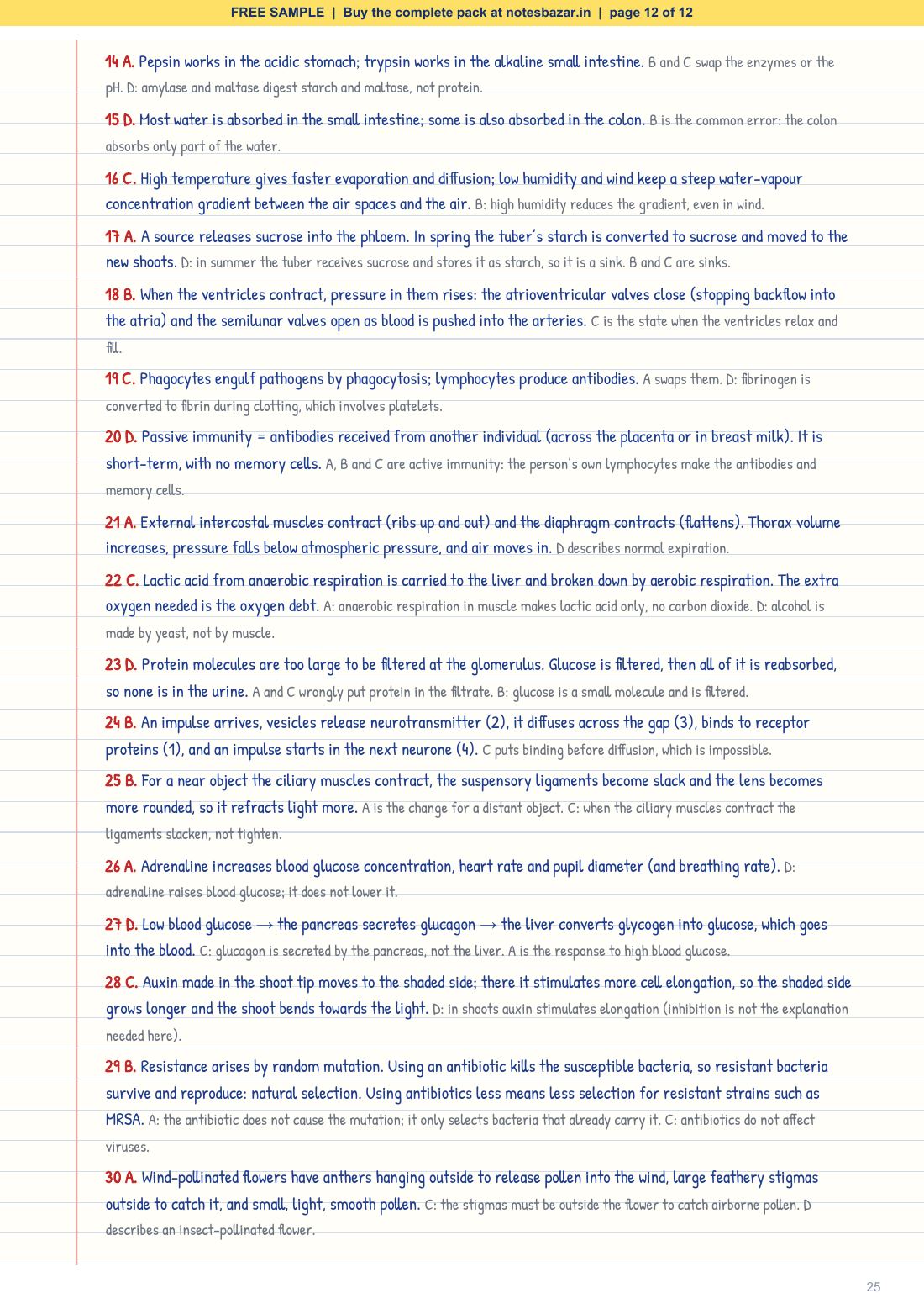 Sample page 12 of 12