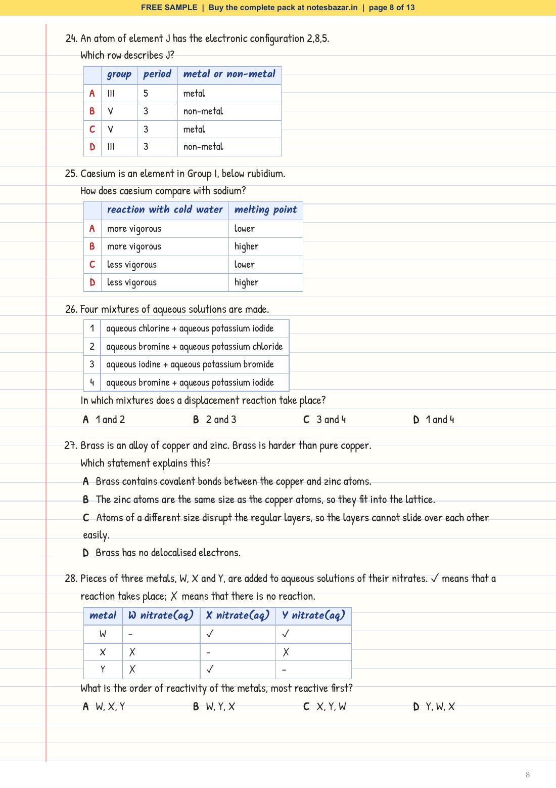 Sample page 8 of 13