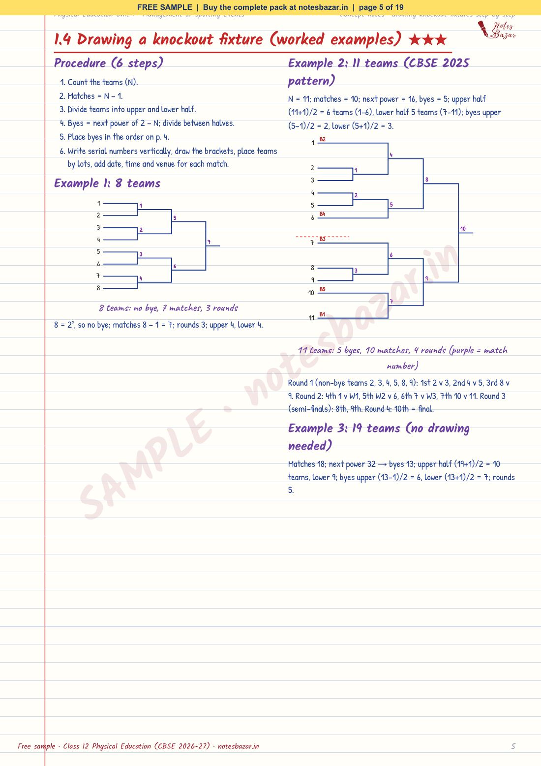 Sample page 5 of 19