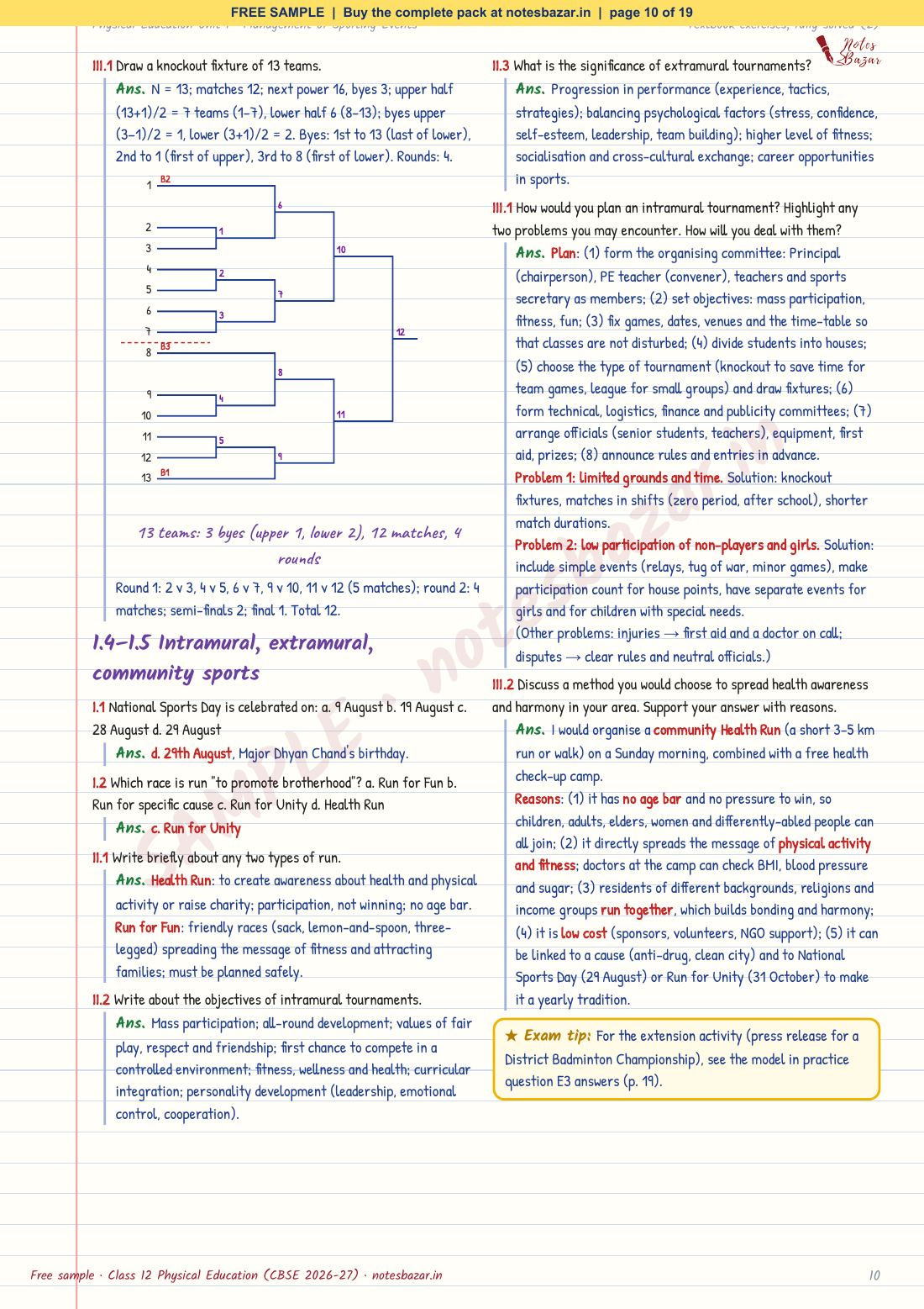 Sample page 10 of 19