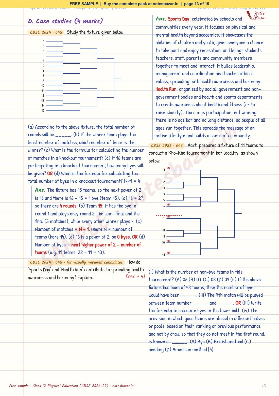 Sample page 13 of 19
