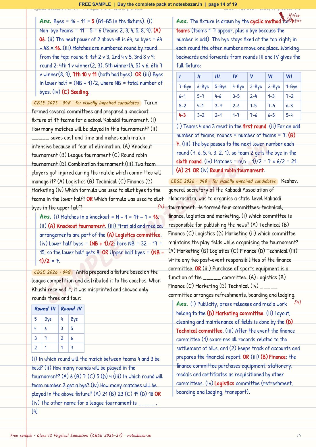 Sample page 14 of 19