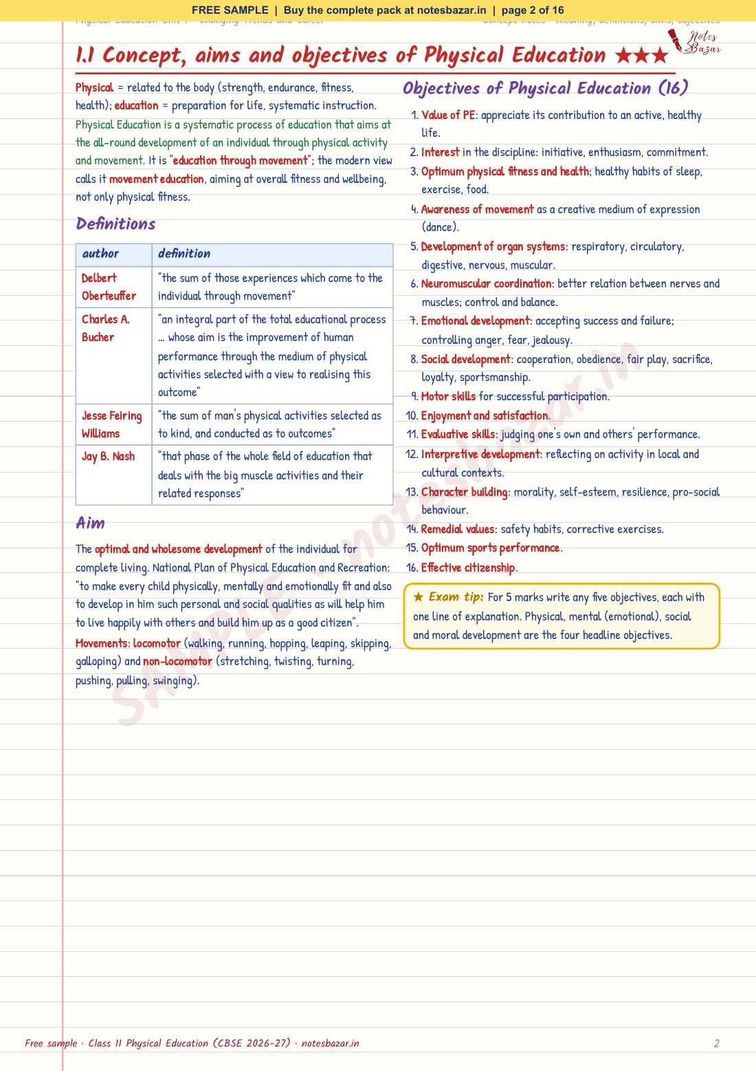 Sample page 2 of 16