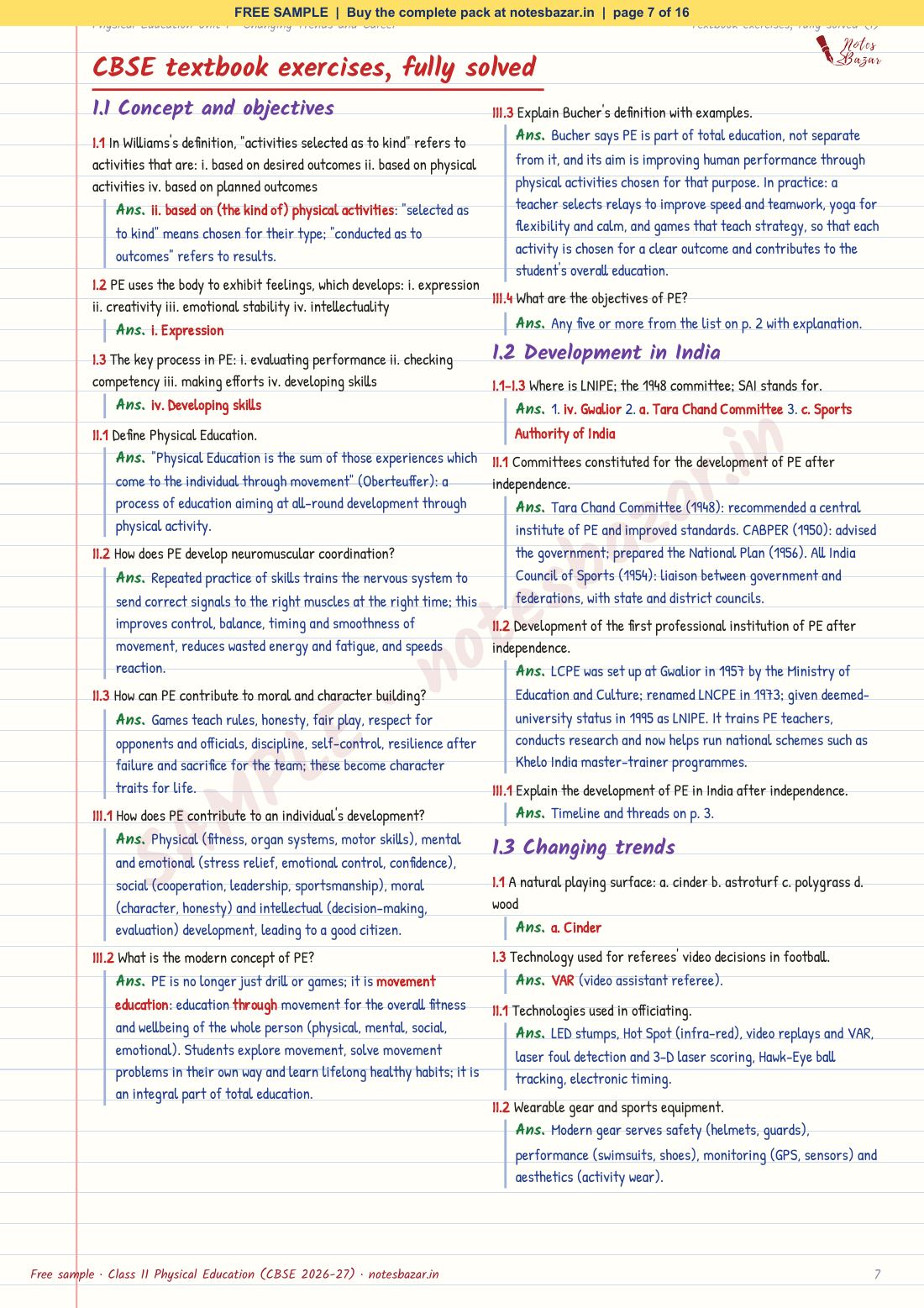 Sample page 7 of 16