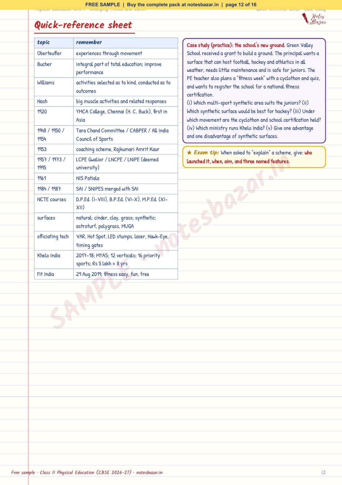 Sample page 12 of 16