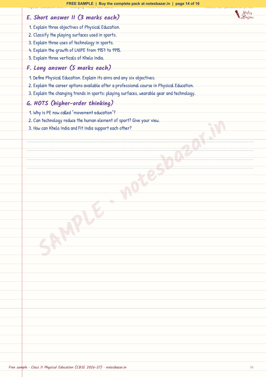 Sample page 14 of 16