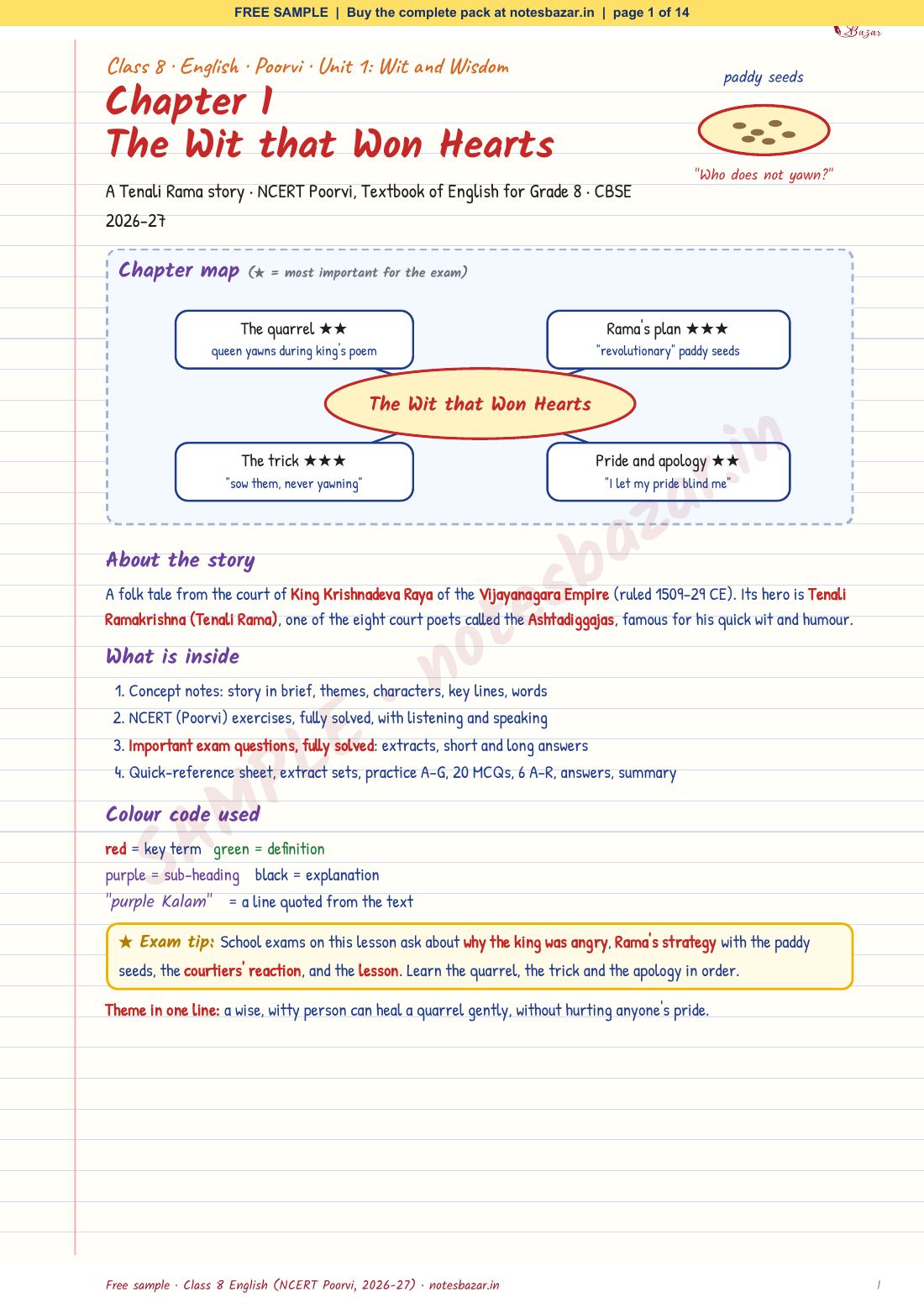 Sample page 1 of 14