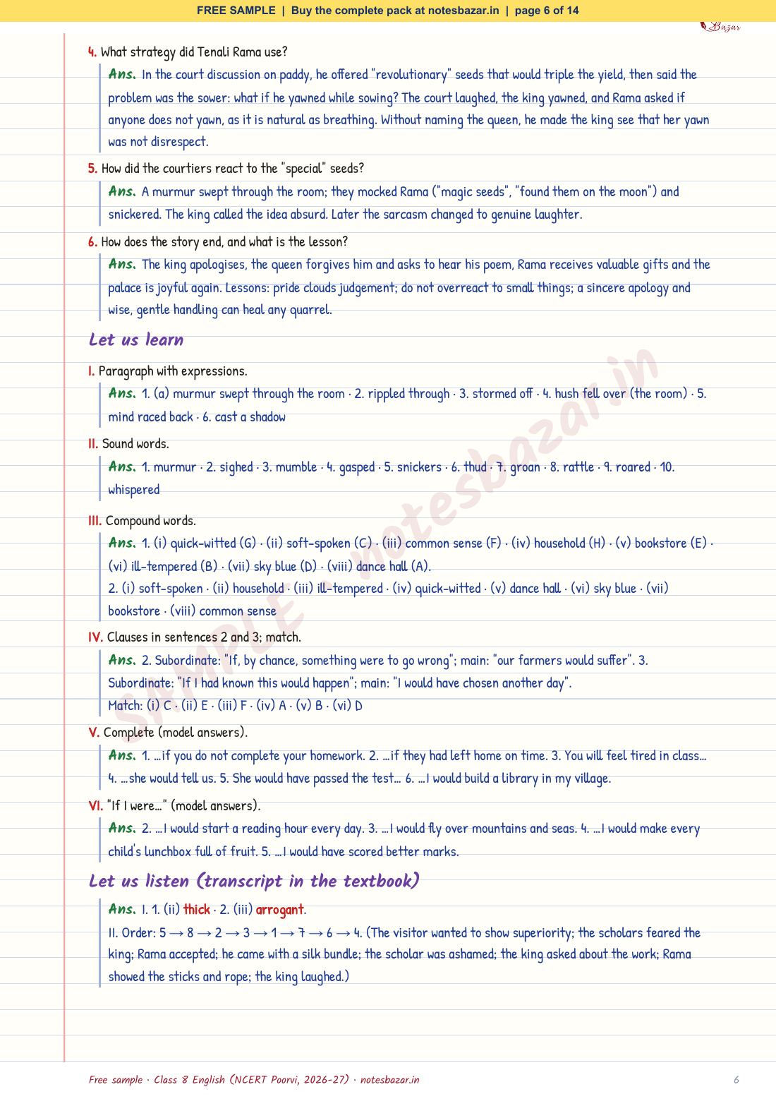 Sample page 6 of 14