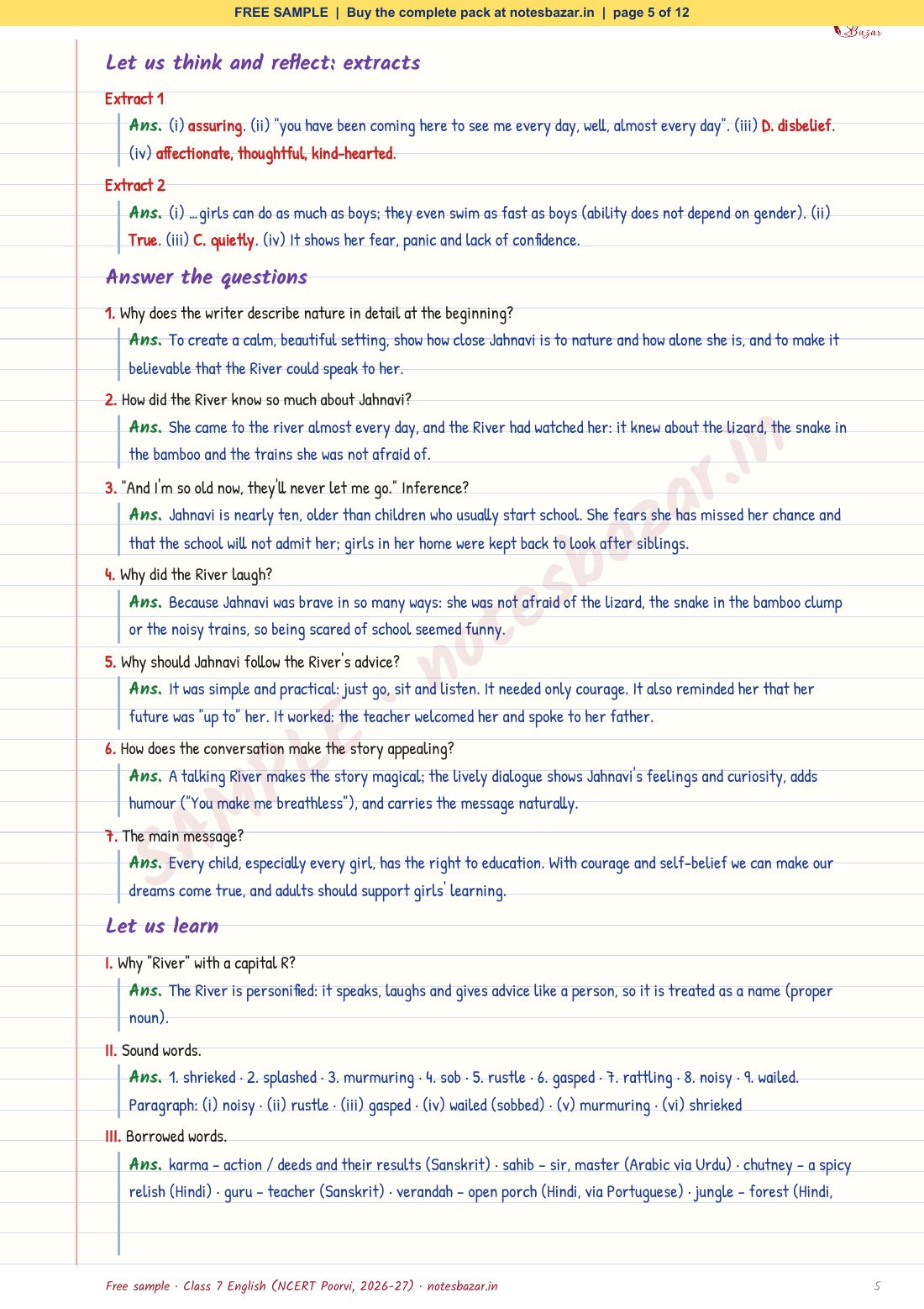 Sample page 5 of 12