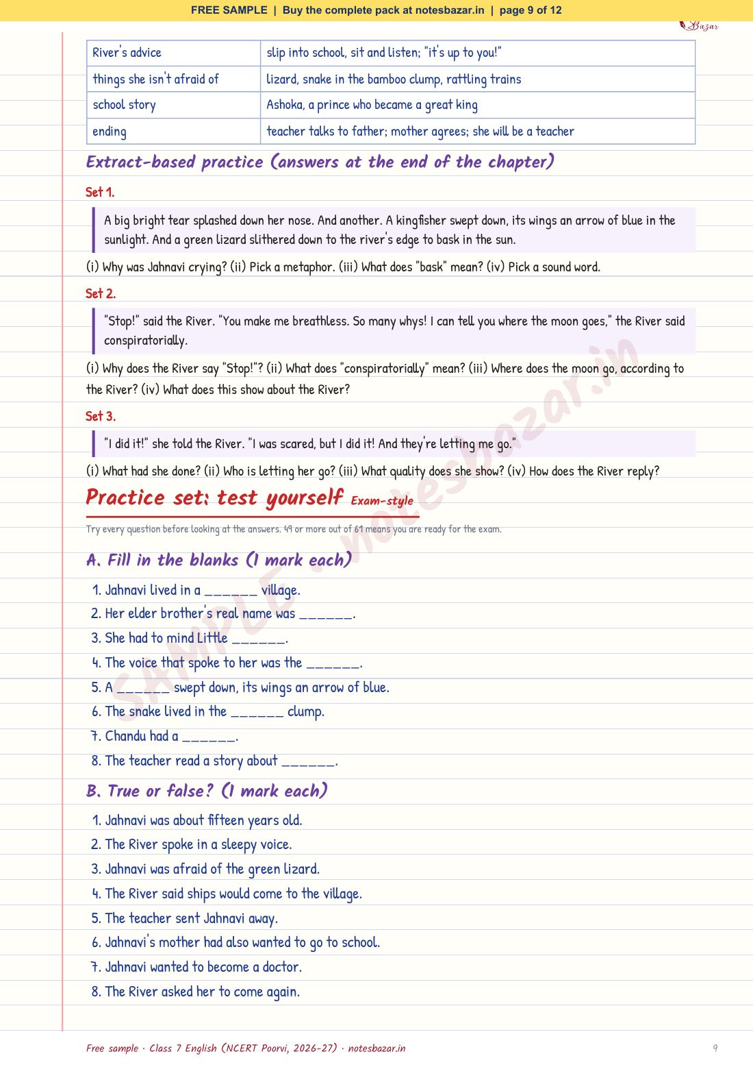 Sample page 9 of 12
