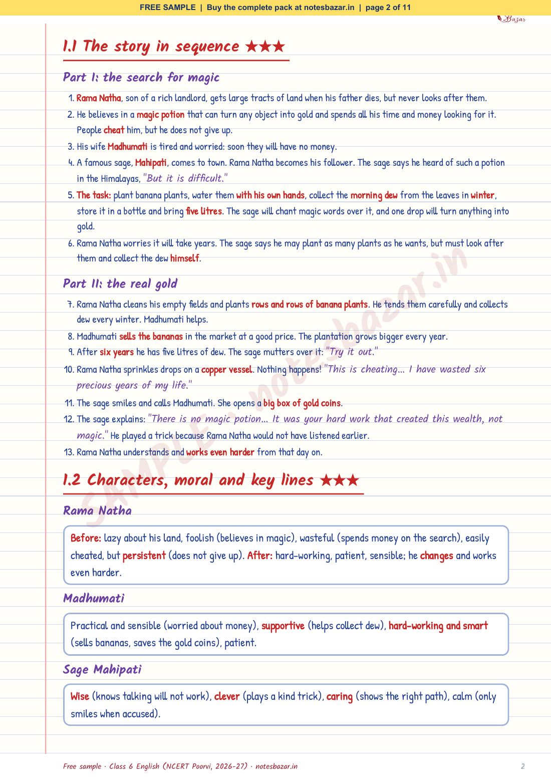 Sample page 2 of 11