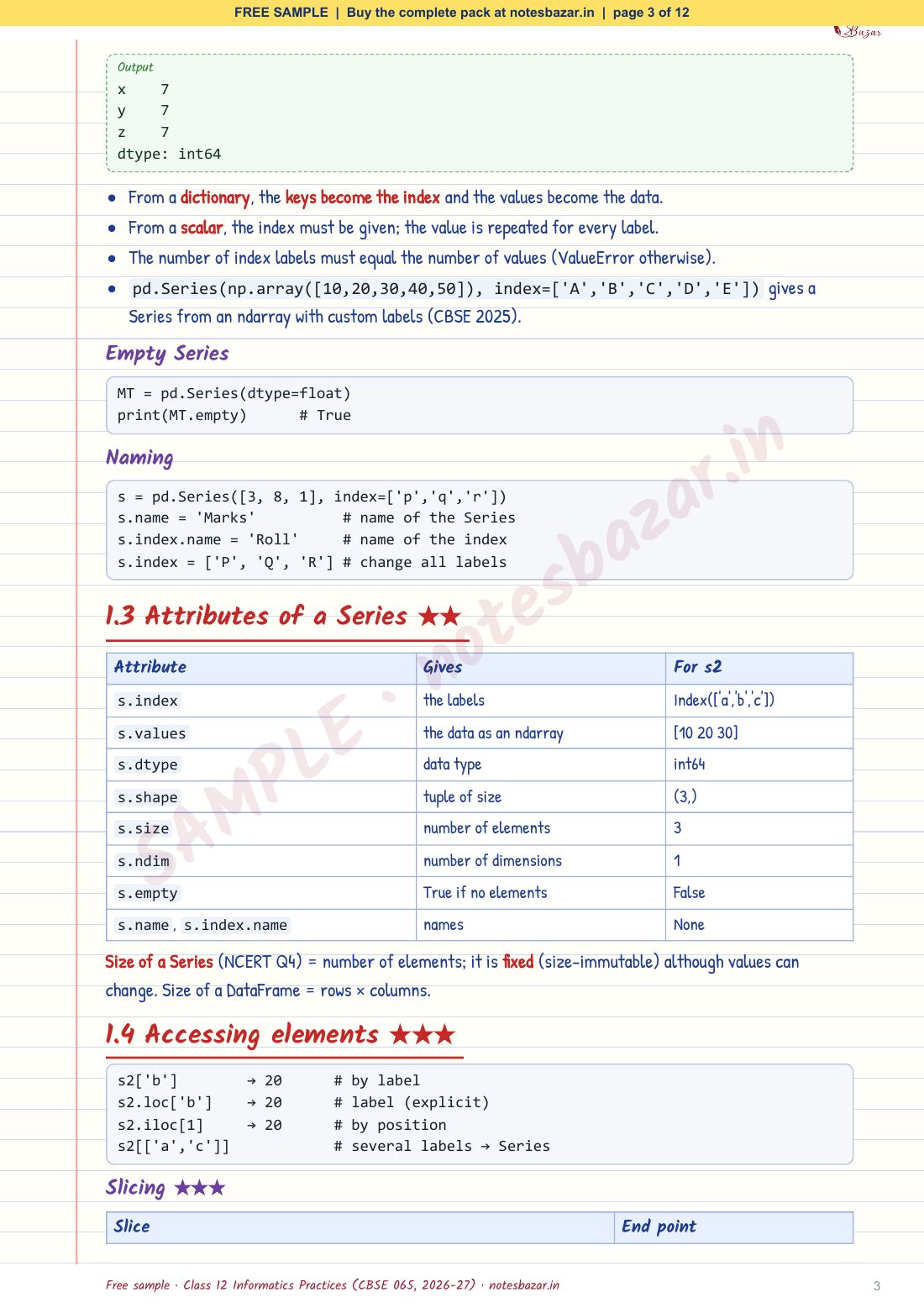 Sample page 3 of 12