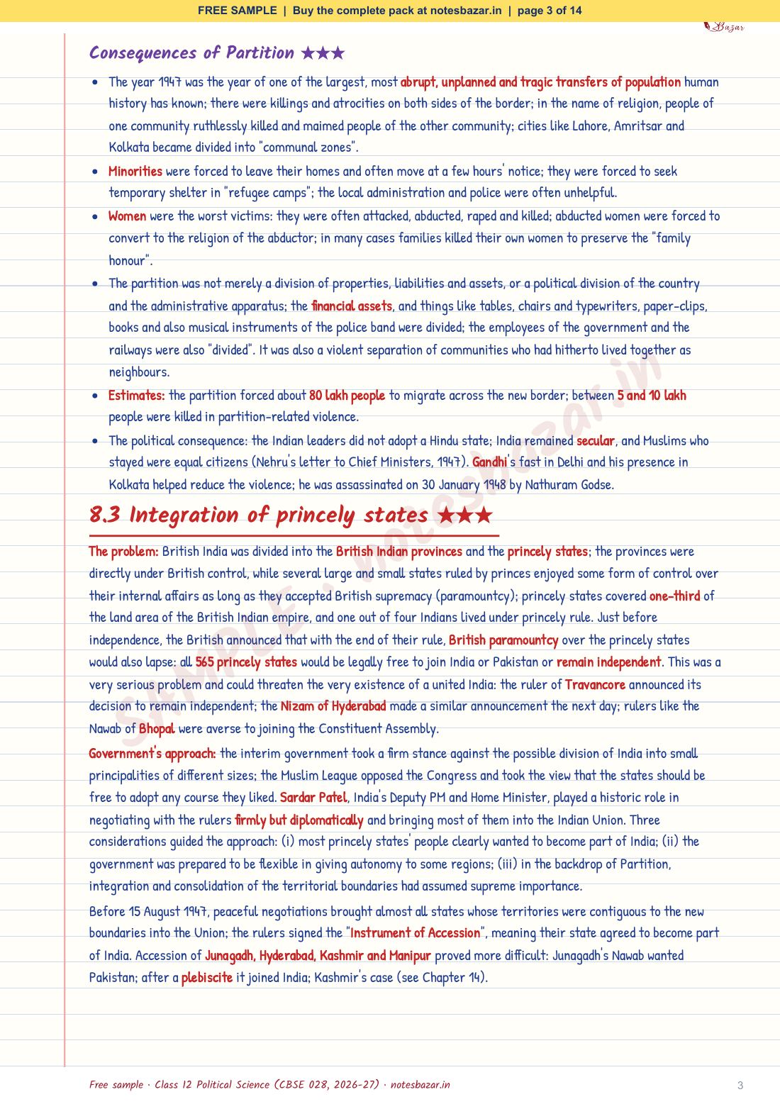 Sample page 3 of 14