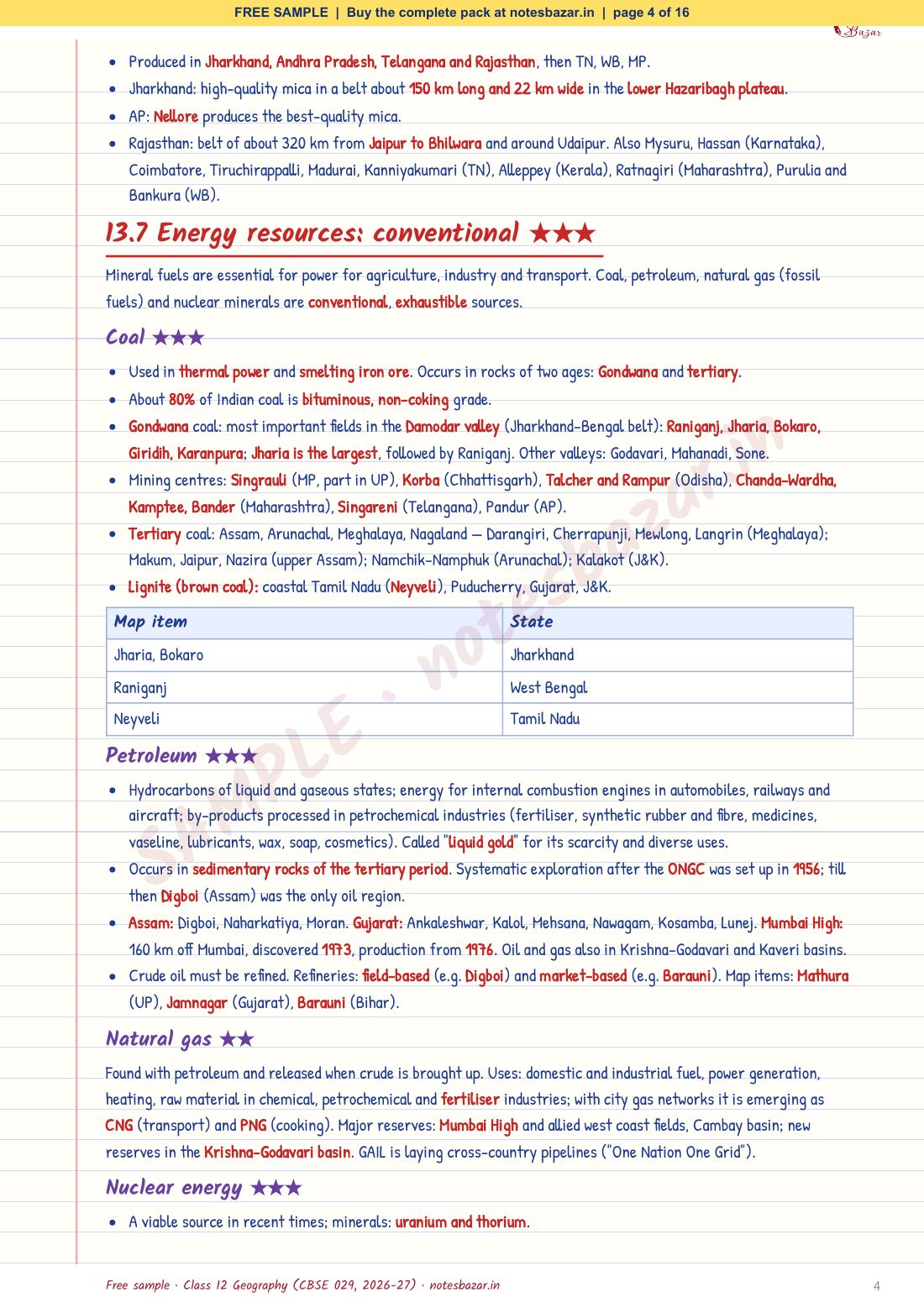 Sample page 4 of 16