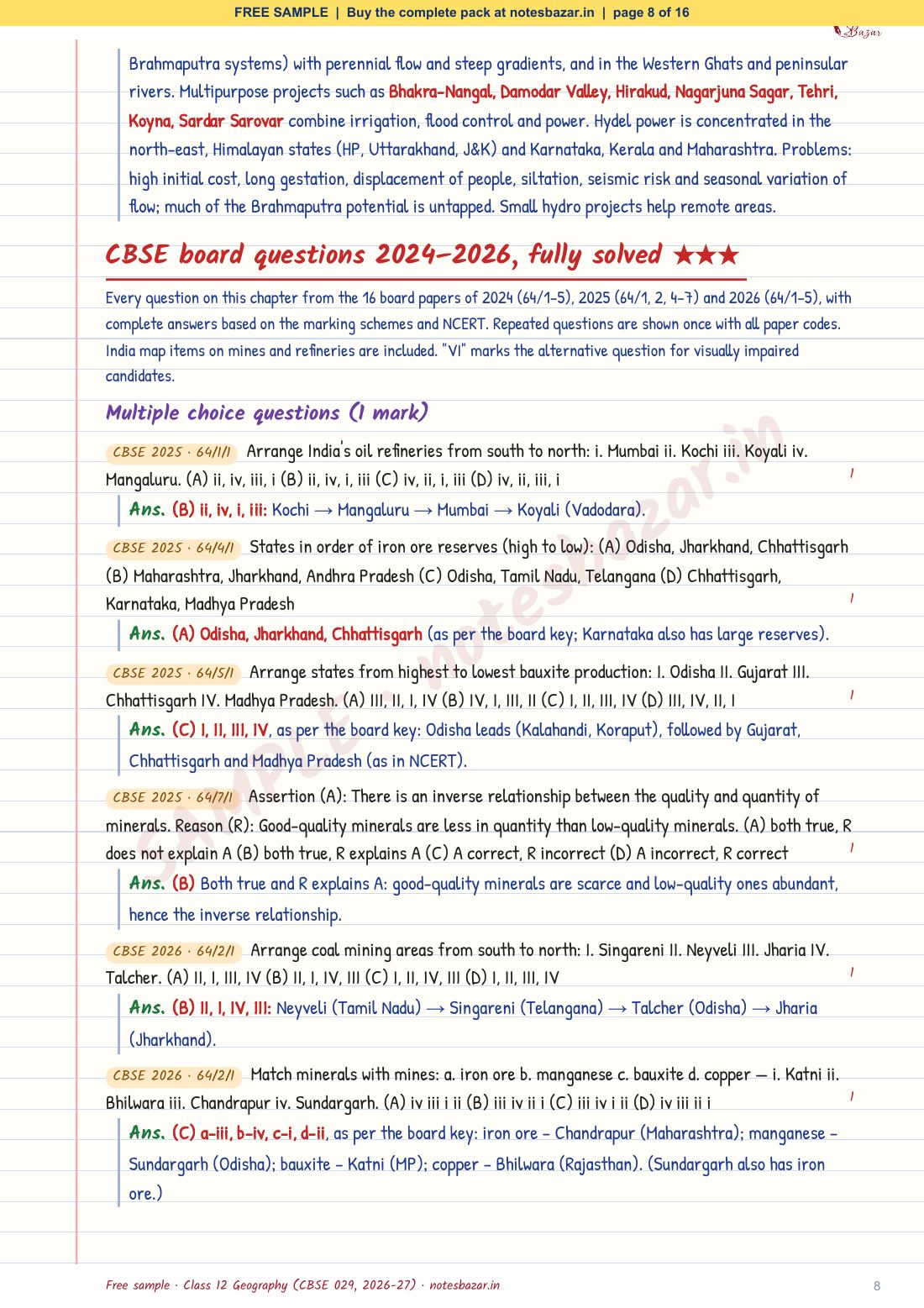 Sample page 8 of 16