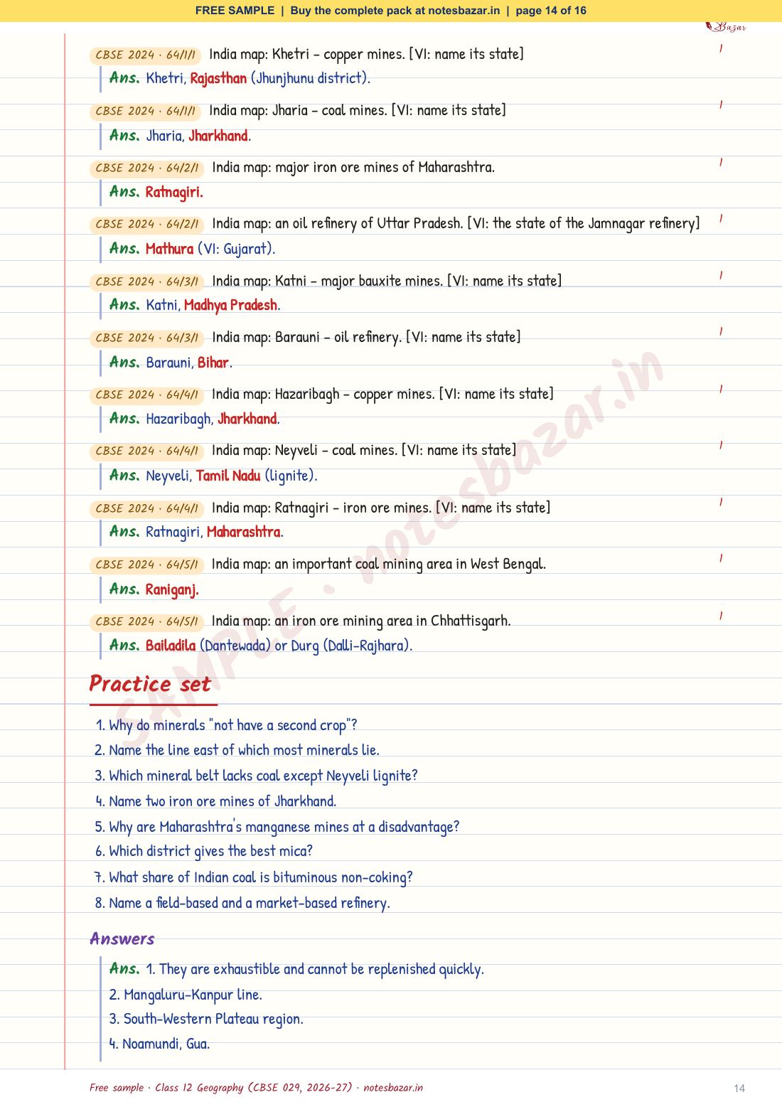 Sample page 14 of 16