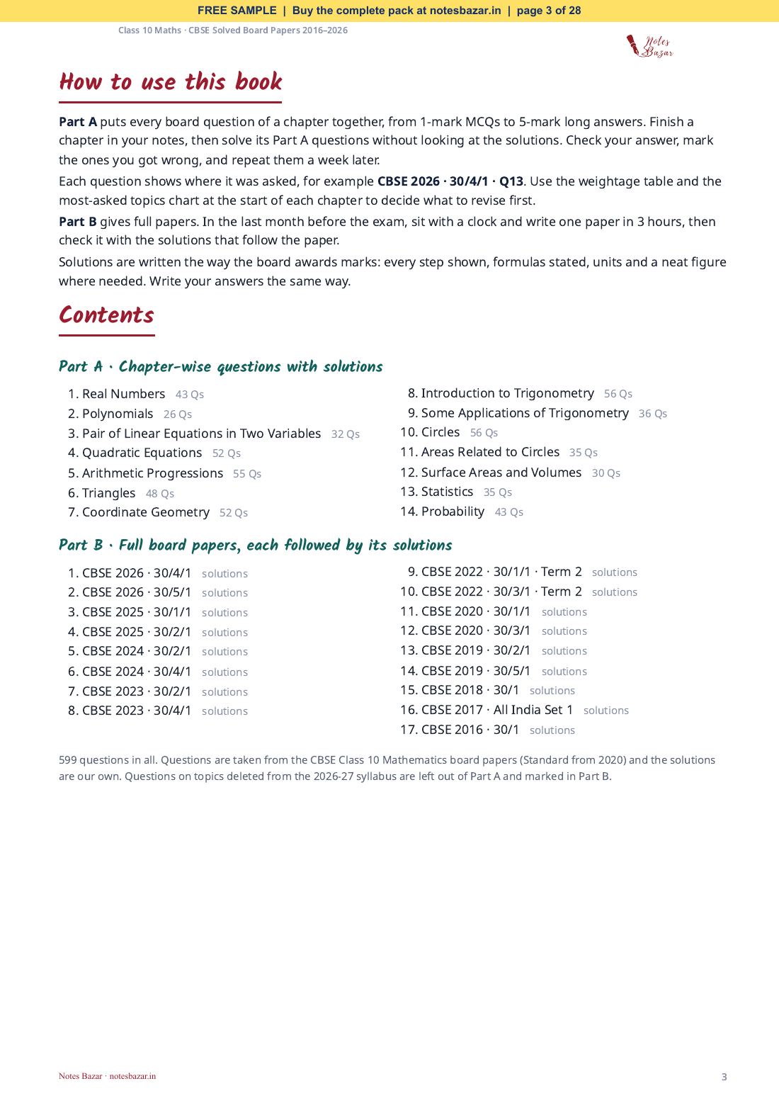 Sample page 3 of 28
