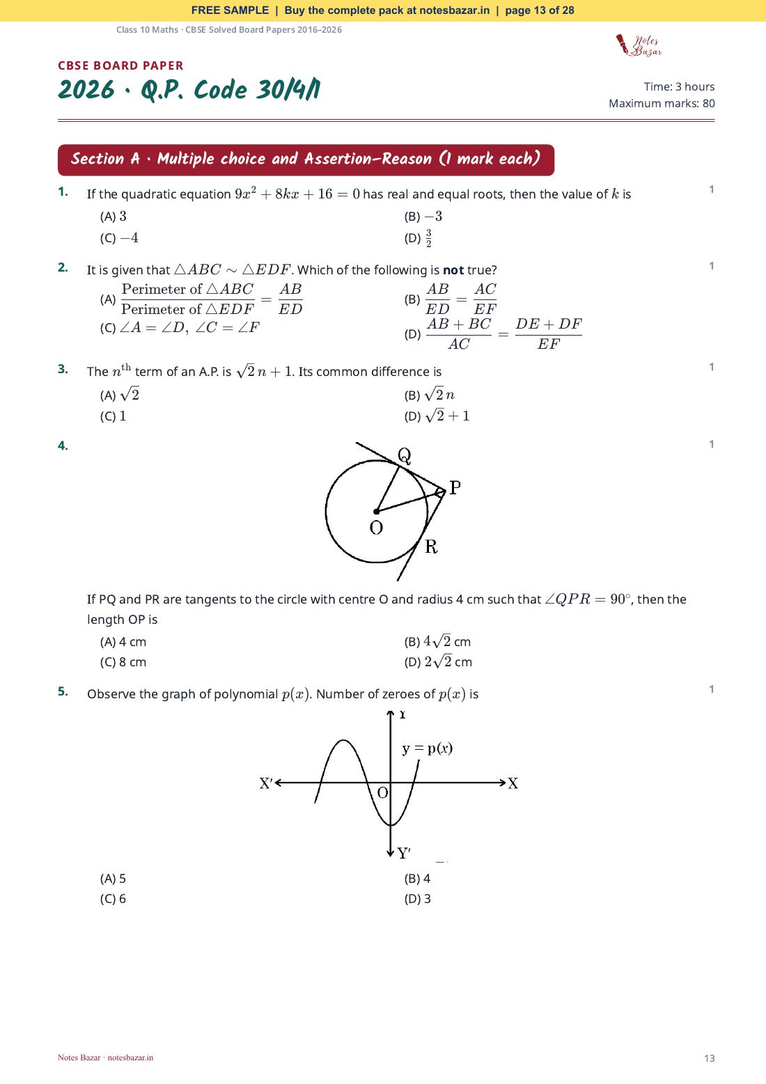 Sample page 13 of 28