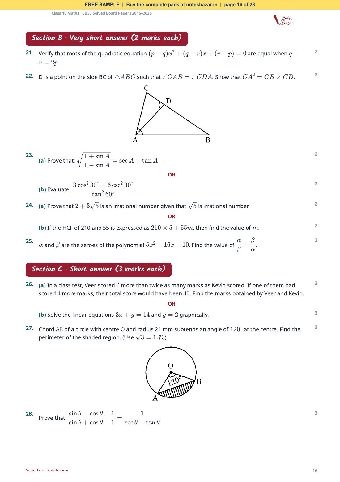 Sample page 16 of 28