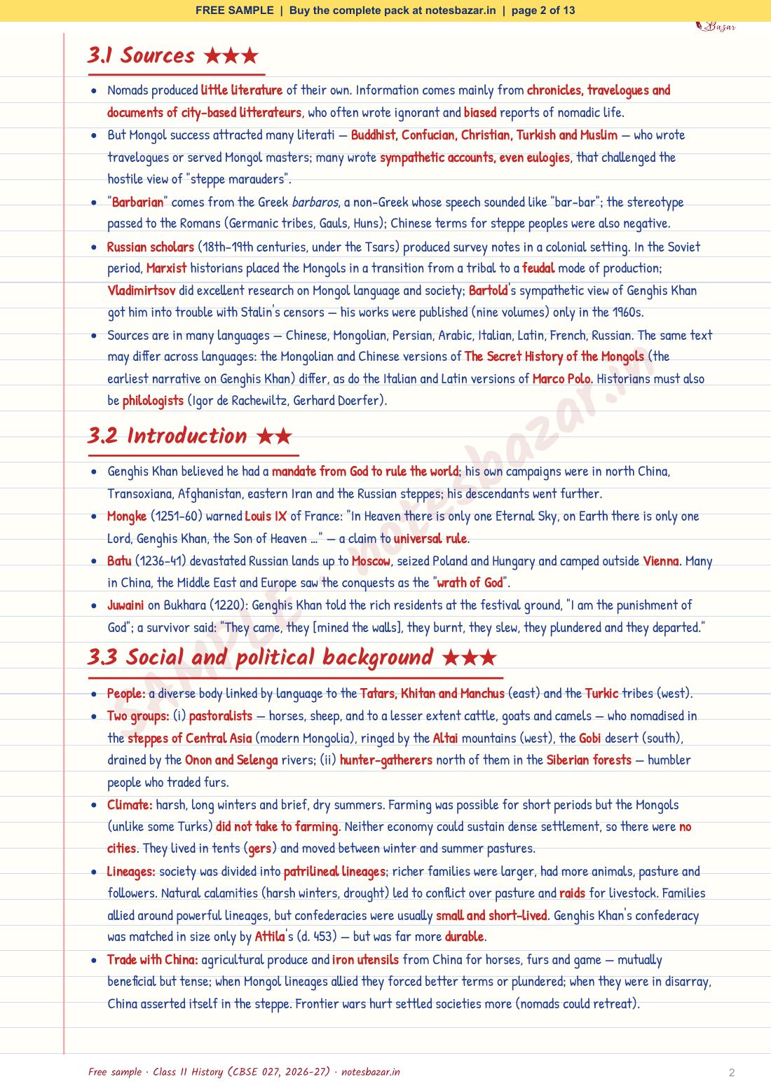 Sample page 2 of 13