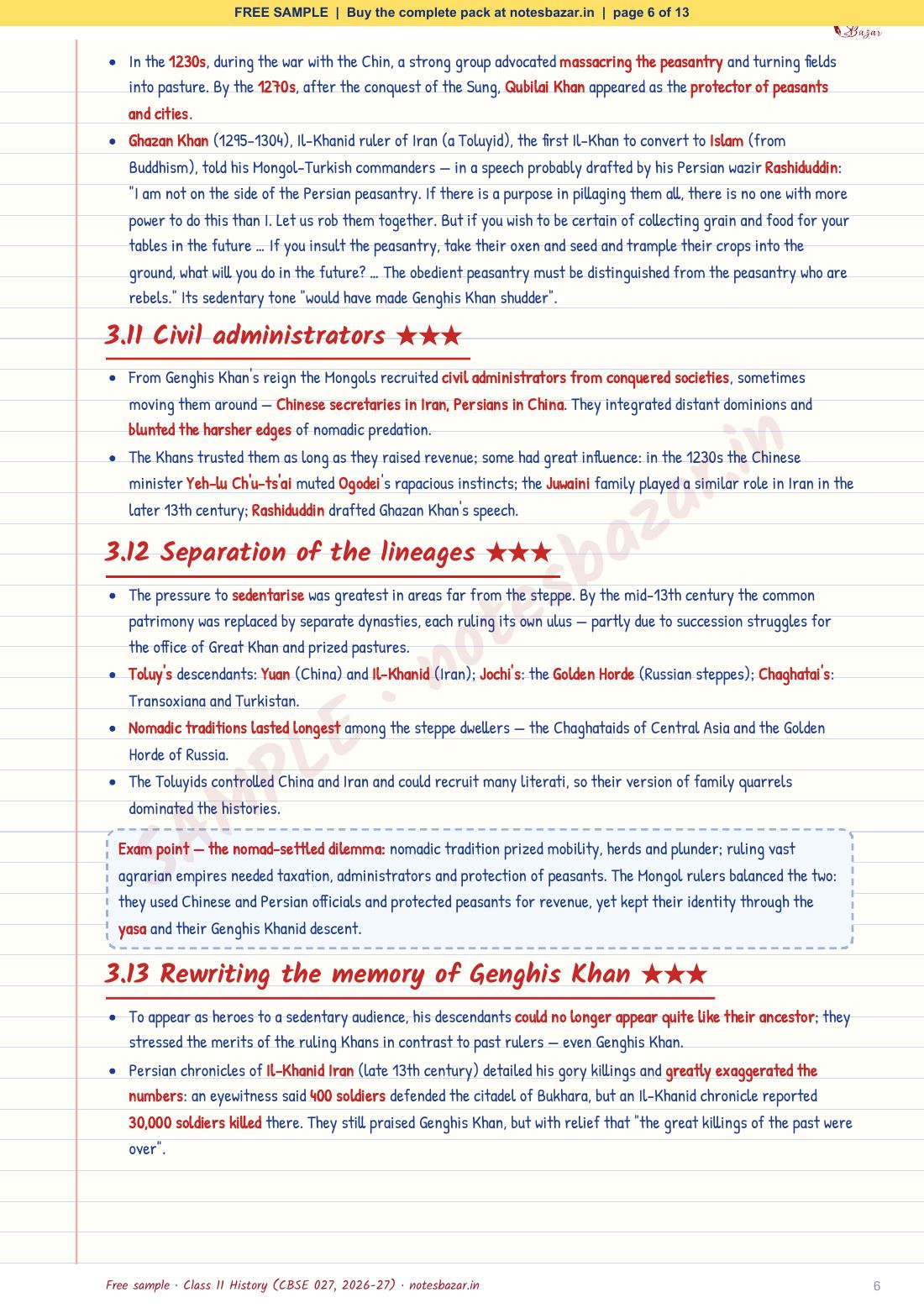Sample page 6 of 13