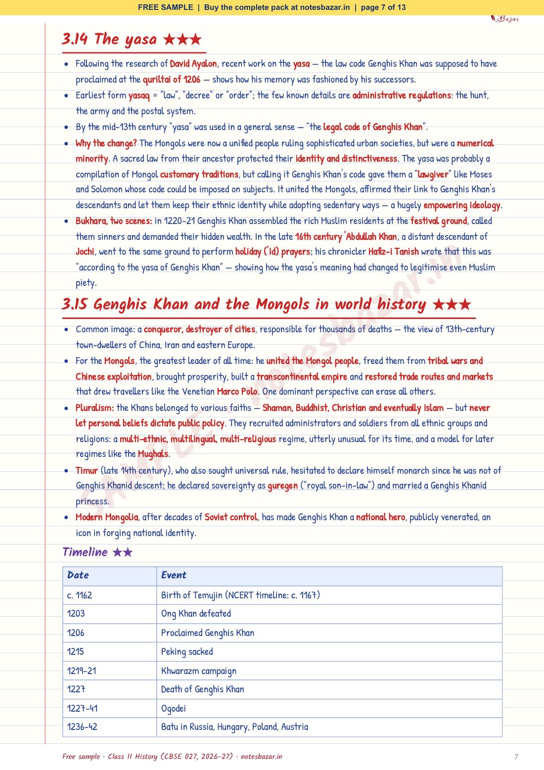 Sample page 7 of 13