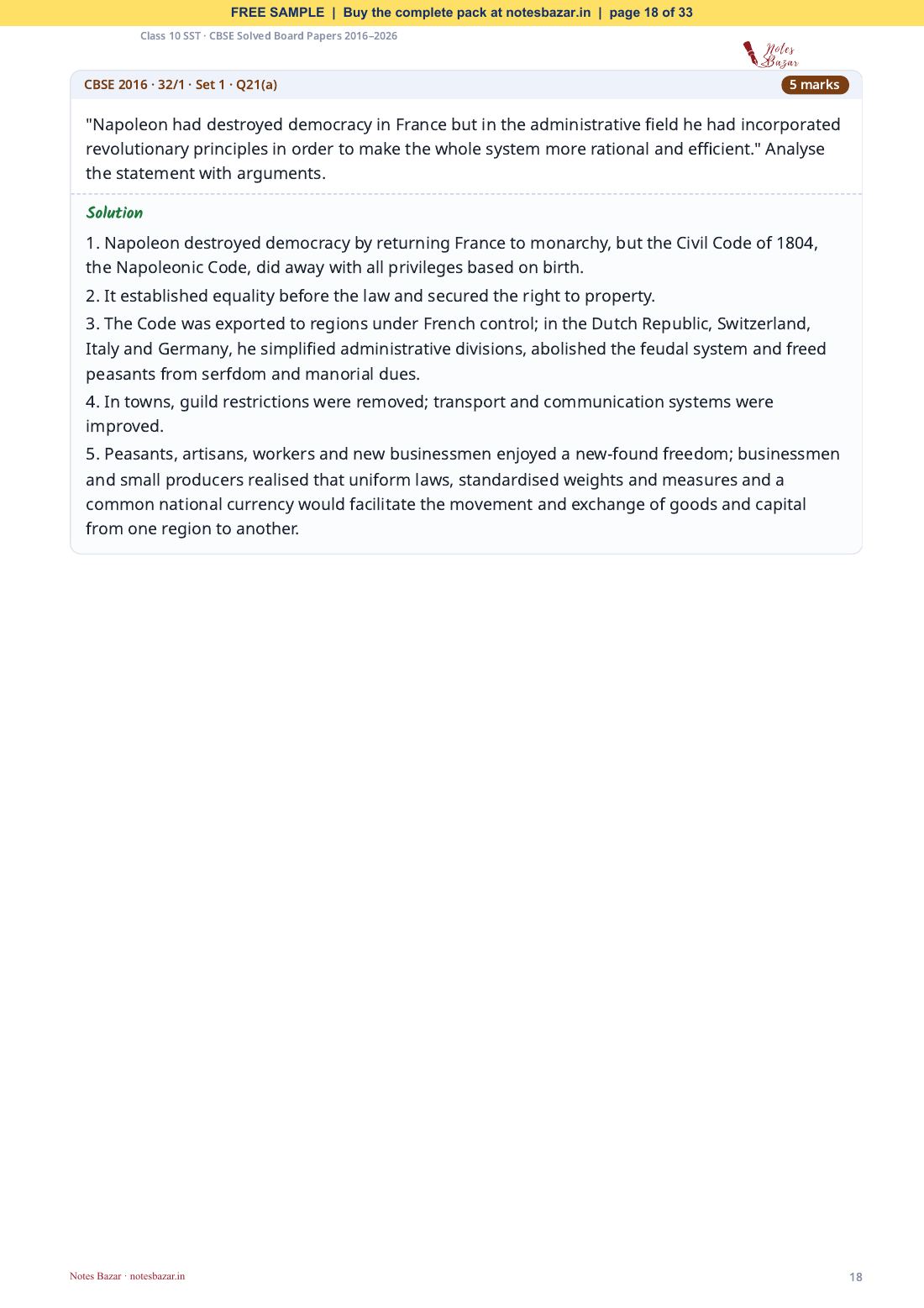 Sample page 18 of 33