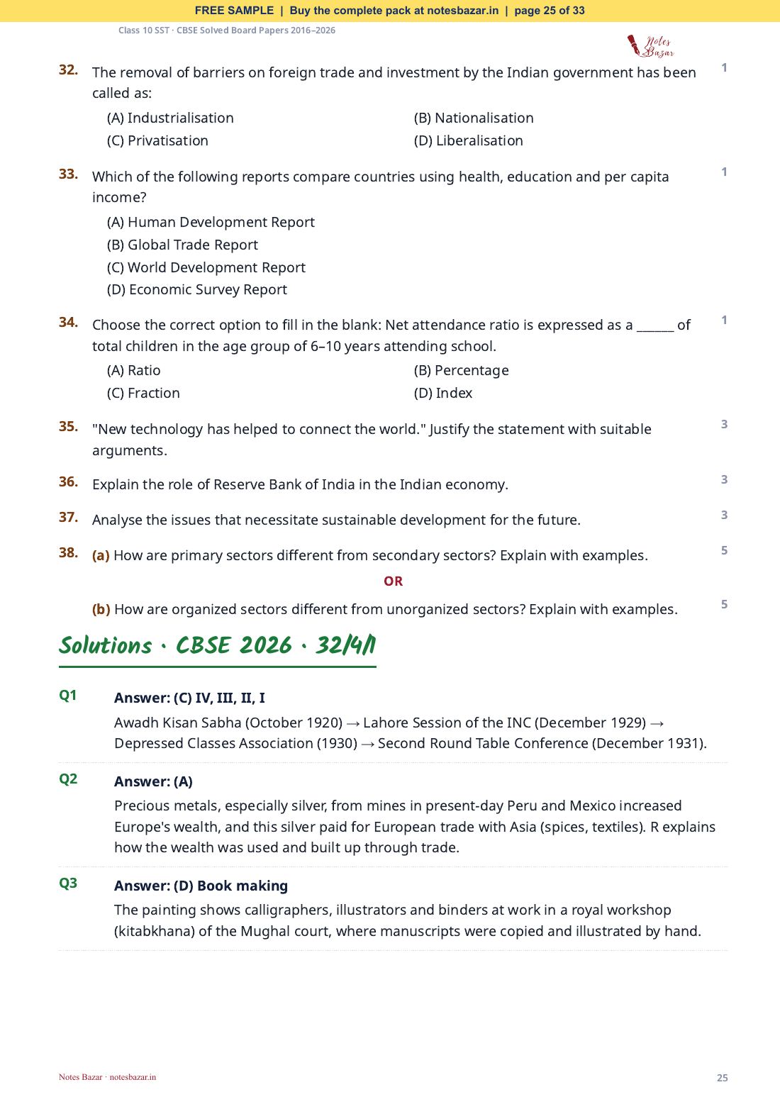Sample page 25 of 33