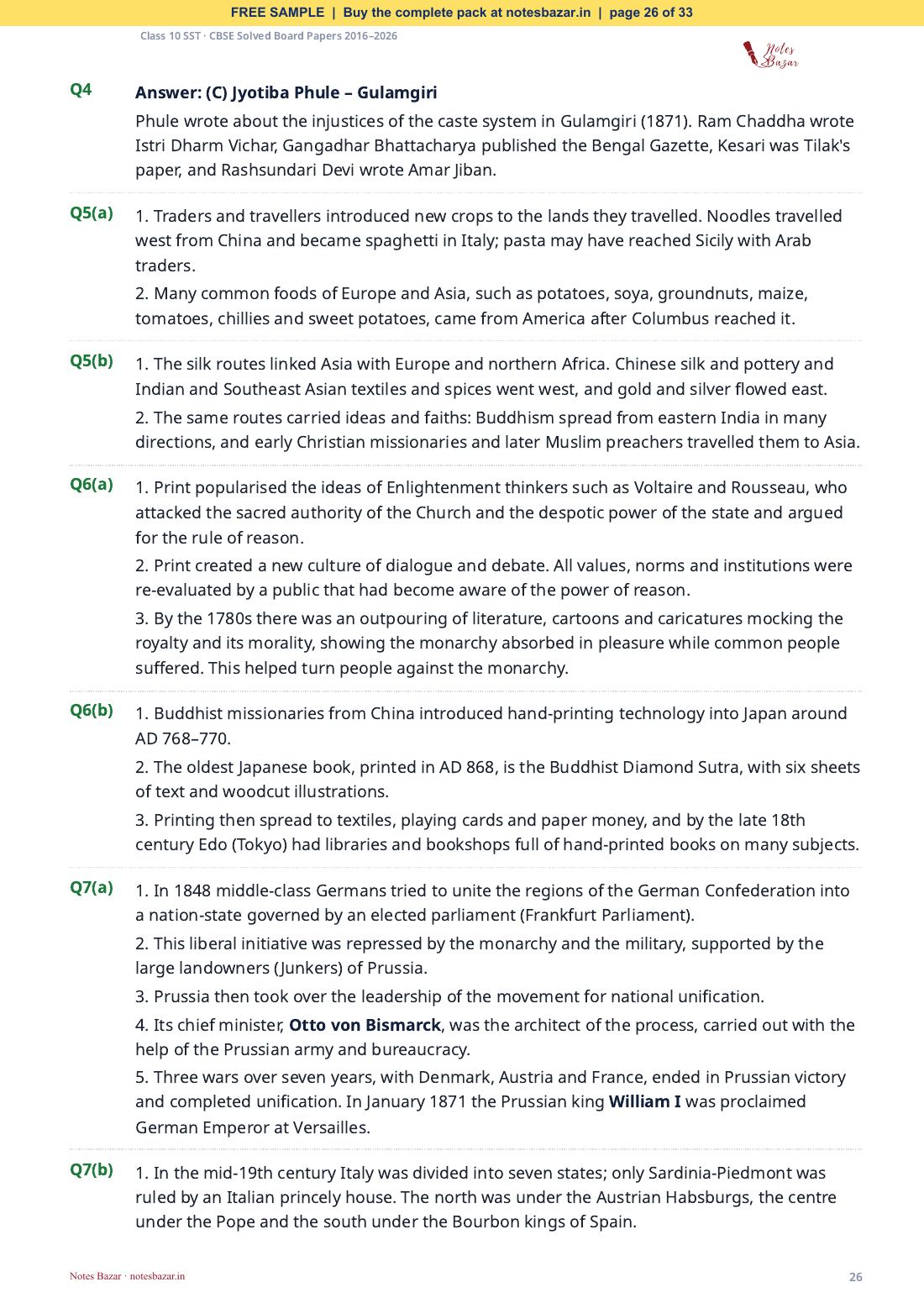 Sample page 26 of 33