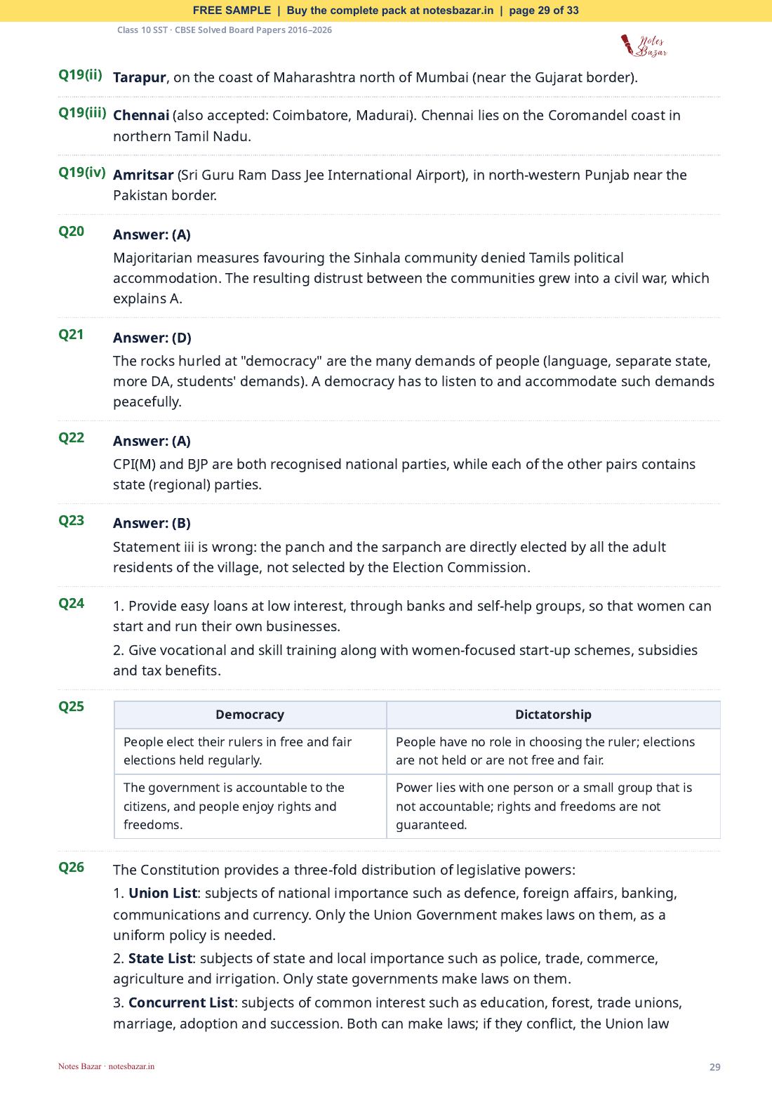 Sample page 29 of 33