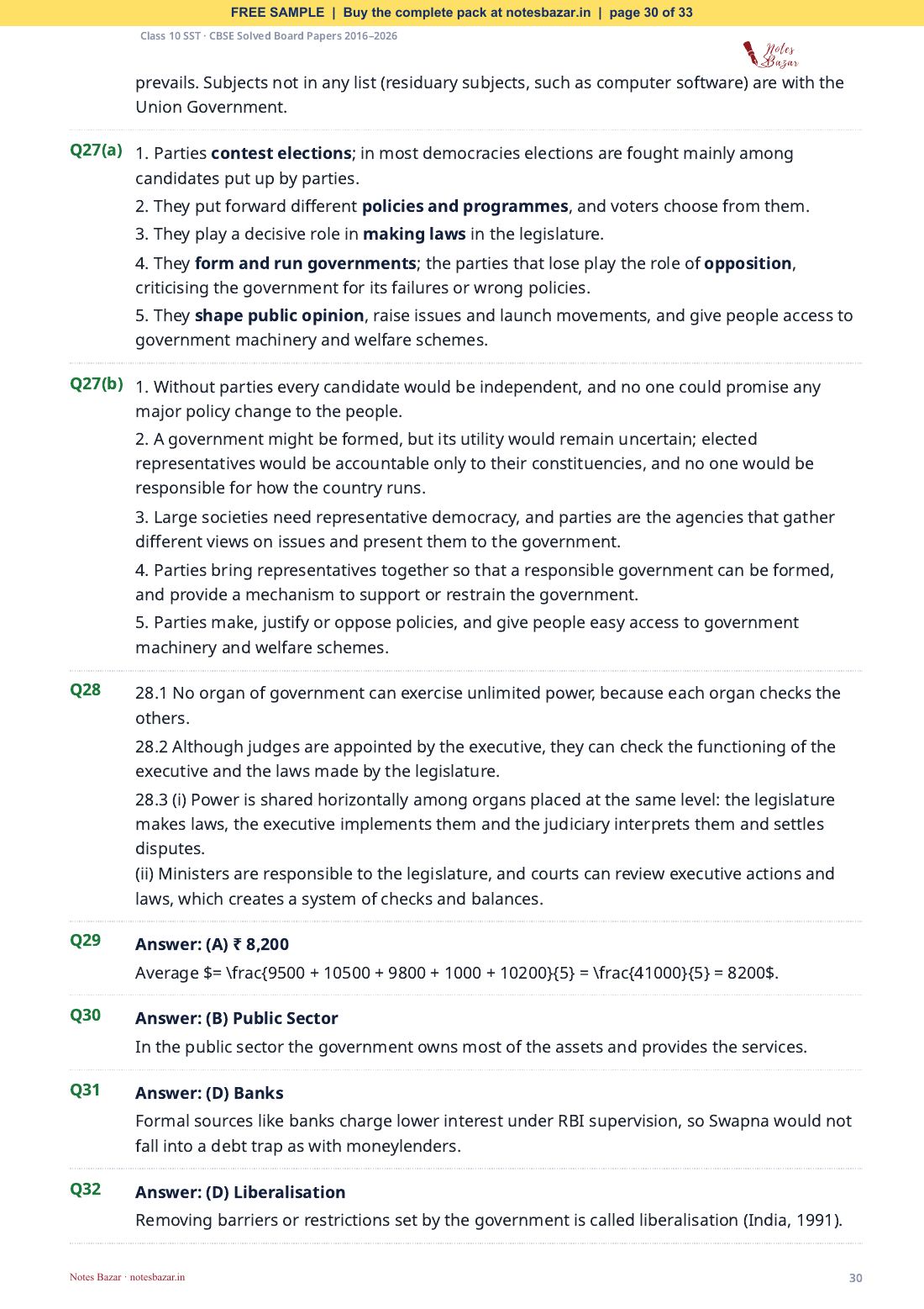 Sample page 30 of 33