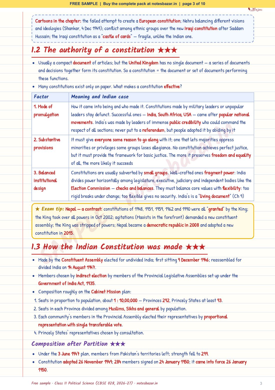 Sample page 3 of 10