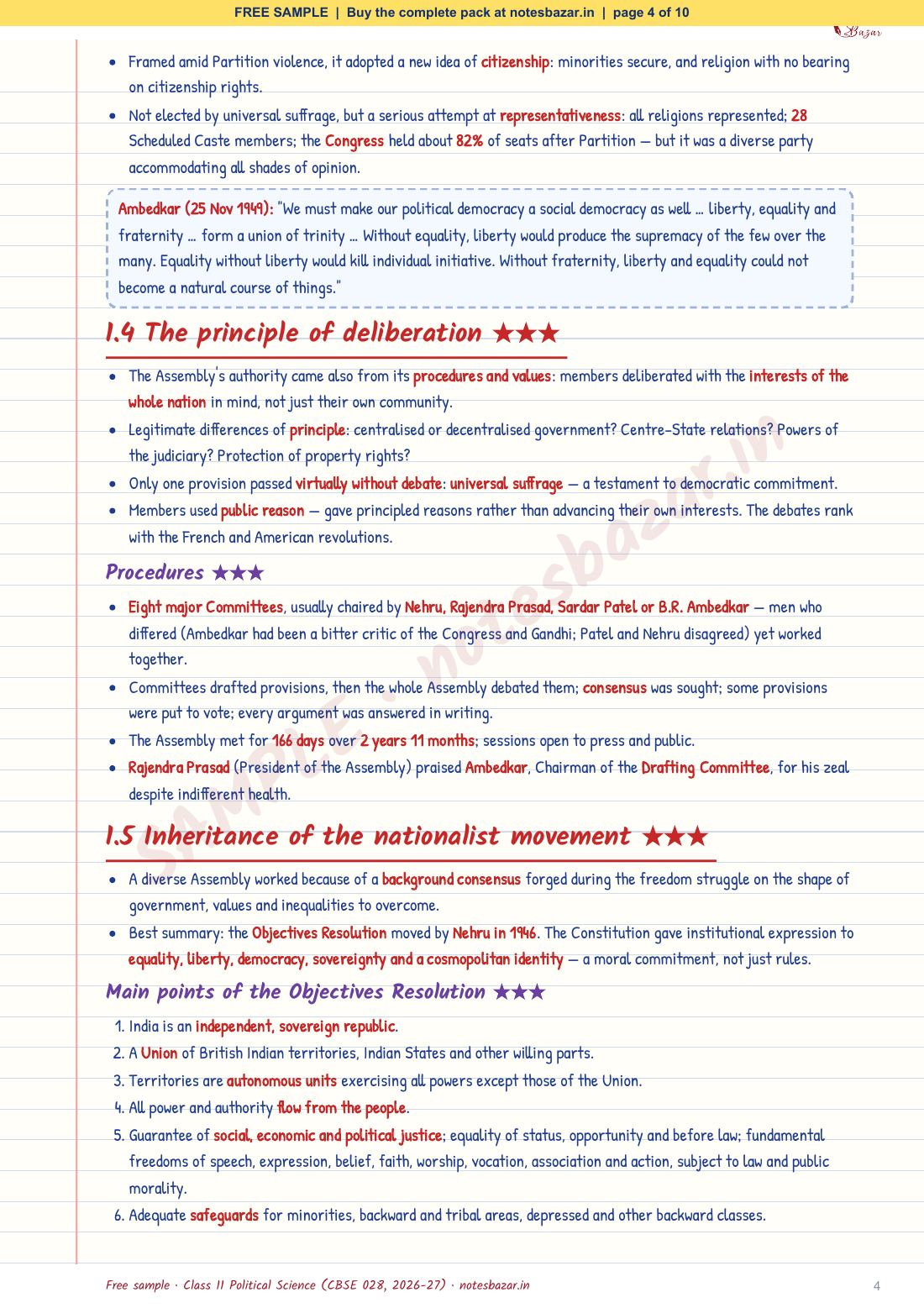 Sample page 4 of 10