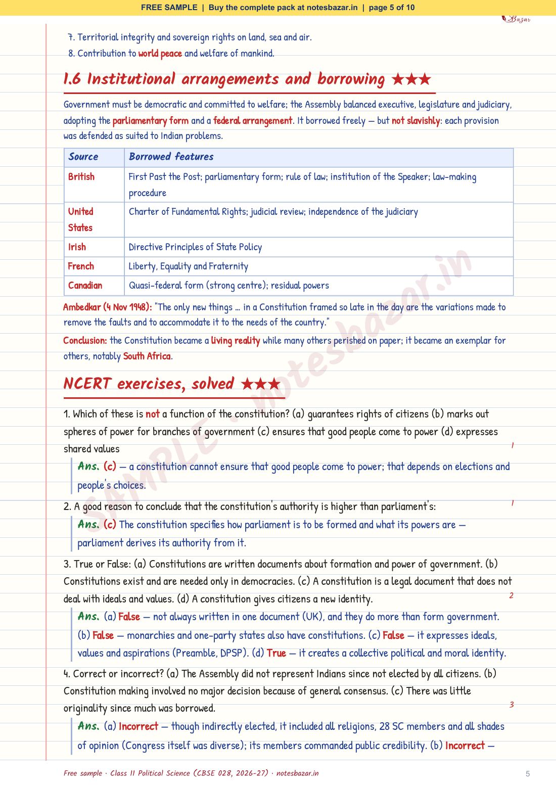 Sample page 5 of 10