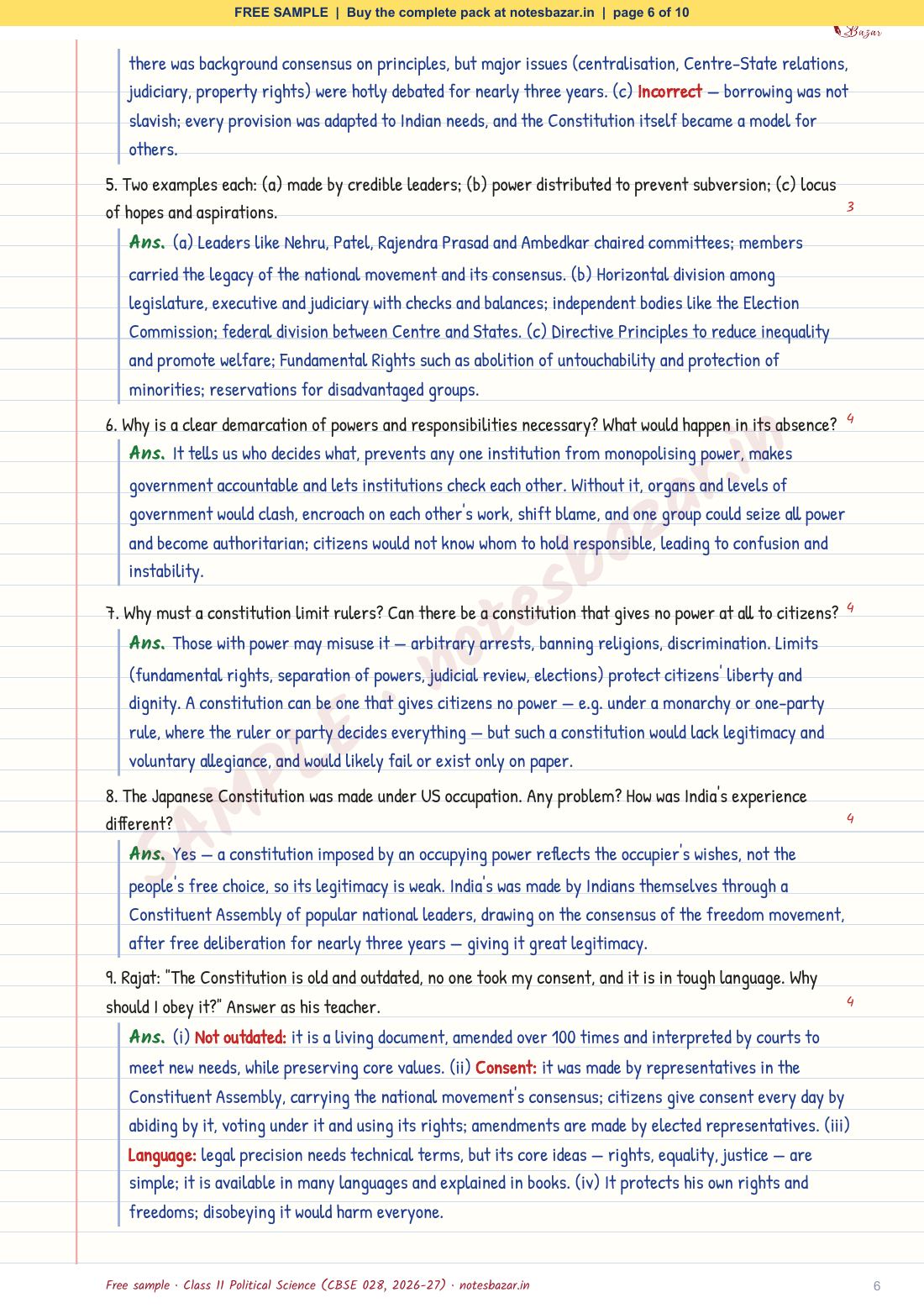 Sample page 6 of 10